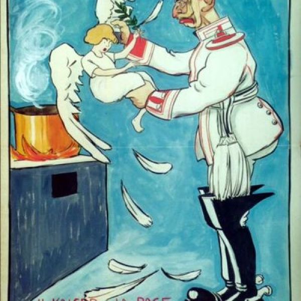 Italian satirical and advertising drawings from the WW1 period